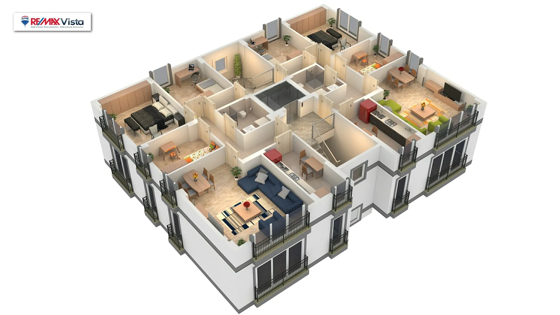 3D Görselleştirme Kat Planı 001
