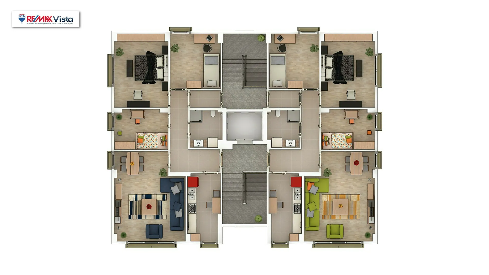 3D Görselleştirme Kat Planı 002