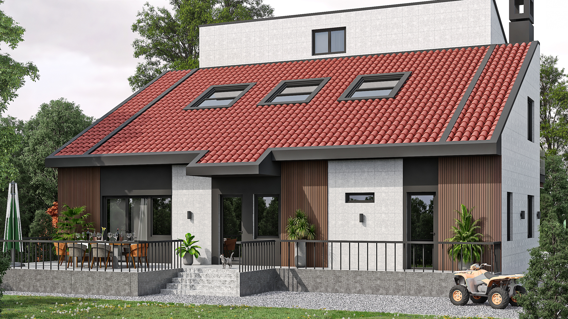 Doruk Mimari Villa Render