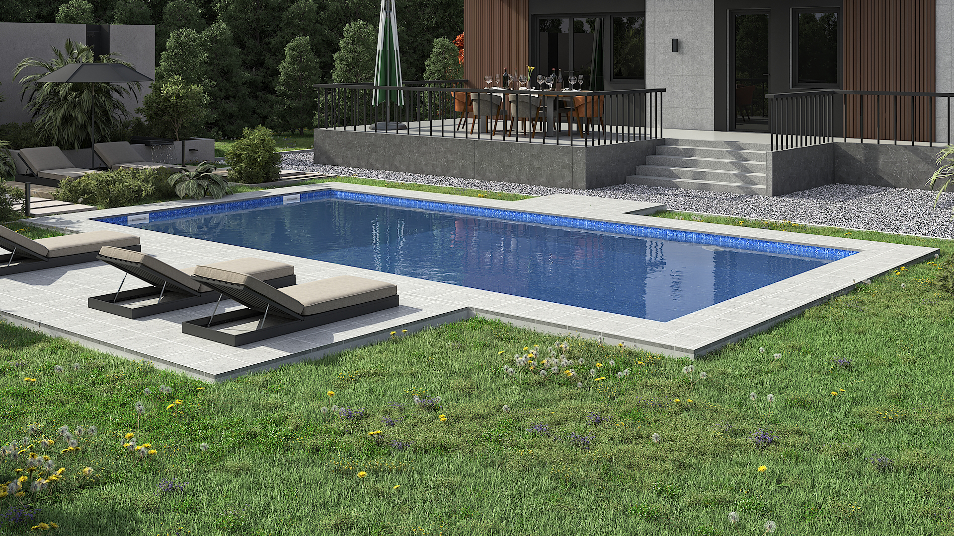Doruk Mimari 3d Görselleştirme - Villa Havuzlu-02